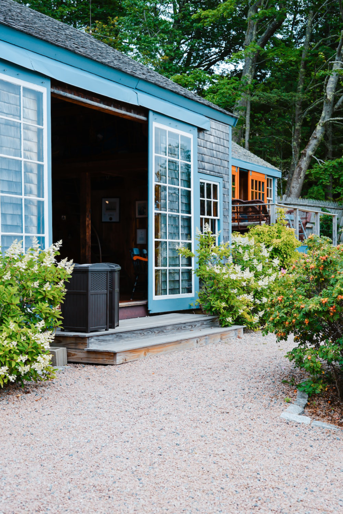 A residential outdoor space