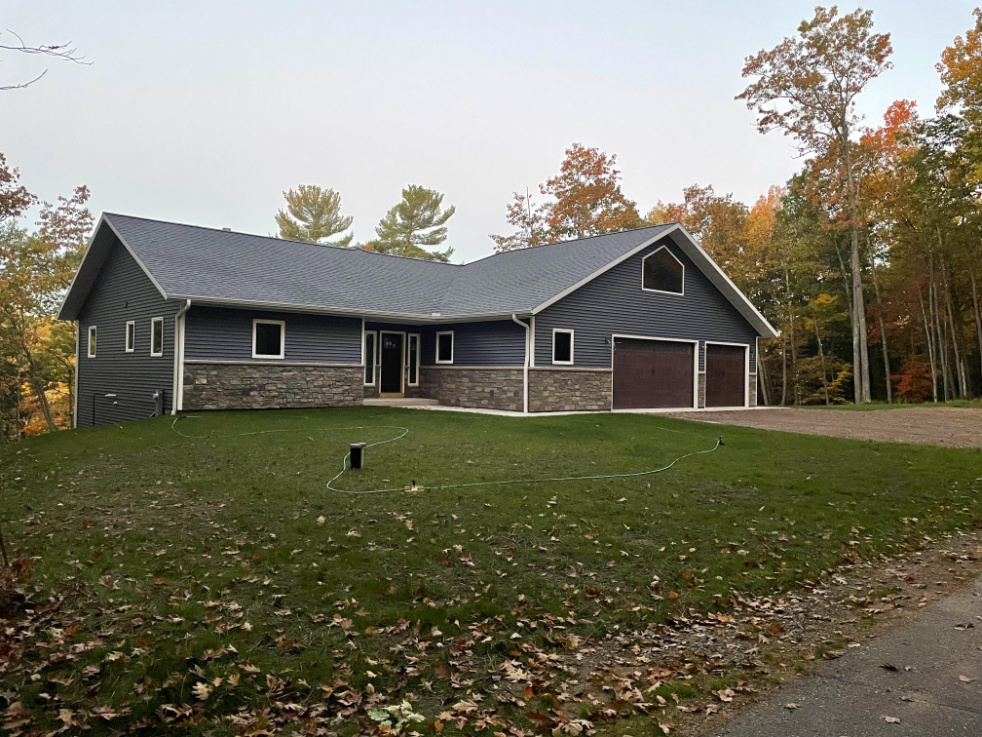 New home construction managed by a general contractor, showcasing attention to detail