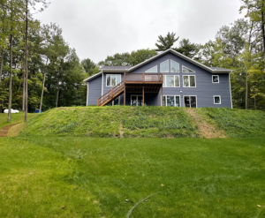 A custom-built home in Northern Wisconsin showcasing craftsmanship.